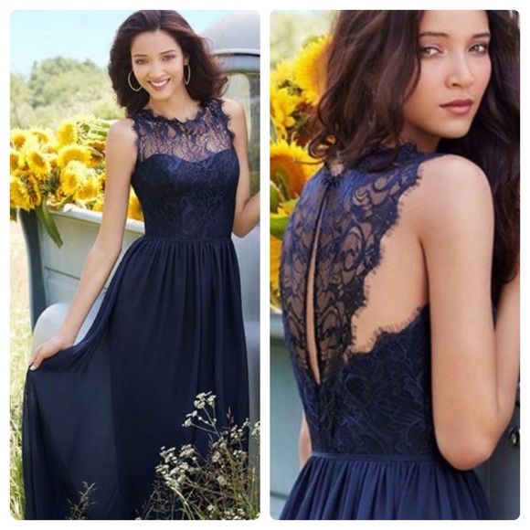 indigo bridesmaid dresses